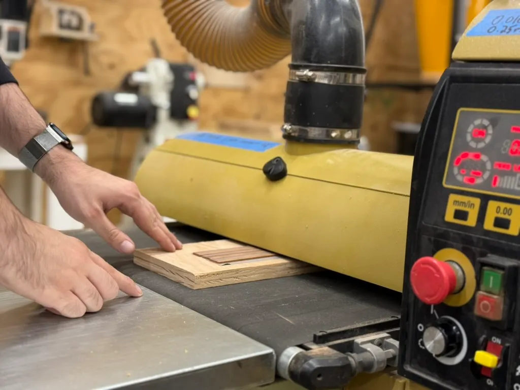 Drum Sanding A Wood Picture Frame