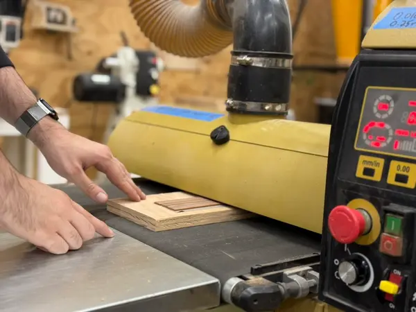 Drum Sanding A Wood Picture Frame