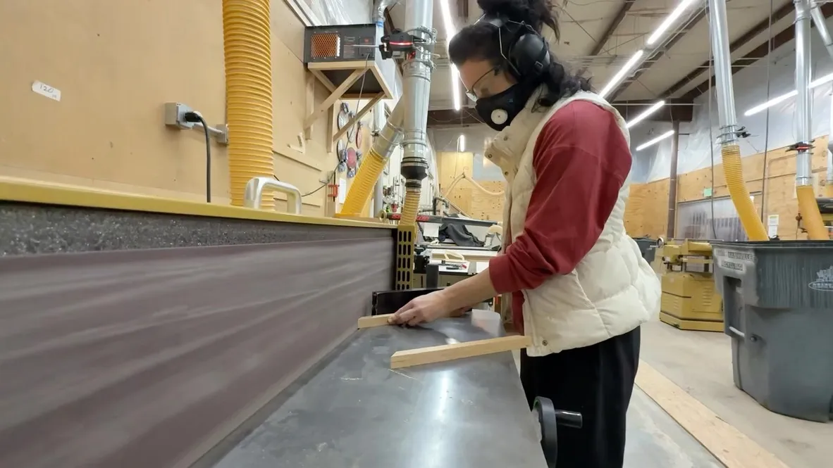 Wide Belt Sander Operator Side View