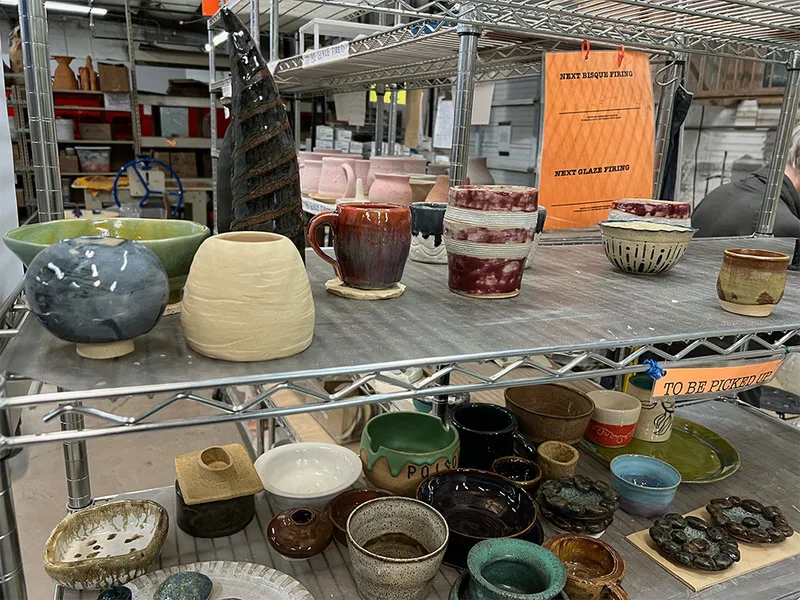 Ceramics shop at Make Nashville