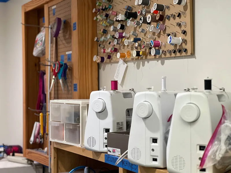 Sewing shop at Make Nashville
